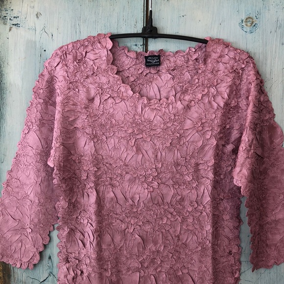 Dusty rose colored stretch top - Picture 5 of 5